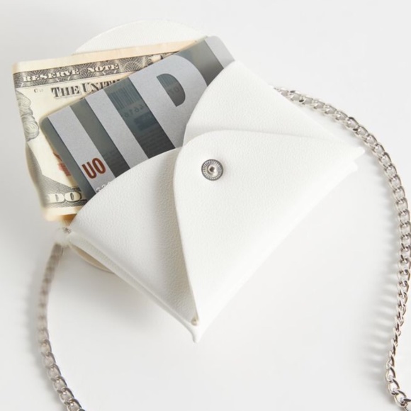 💗HP💗 NEW White Mini Envelope Crossbody Bag UO - Picture 3 of 9